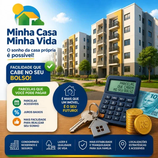 Lançamentos imobiliários Minha Casa Minha Vida em São Paulo com as melhores taxas de financiamento