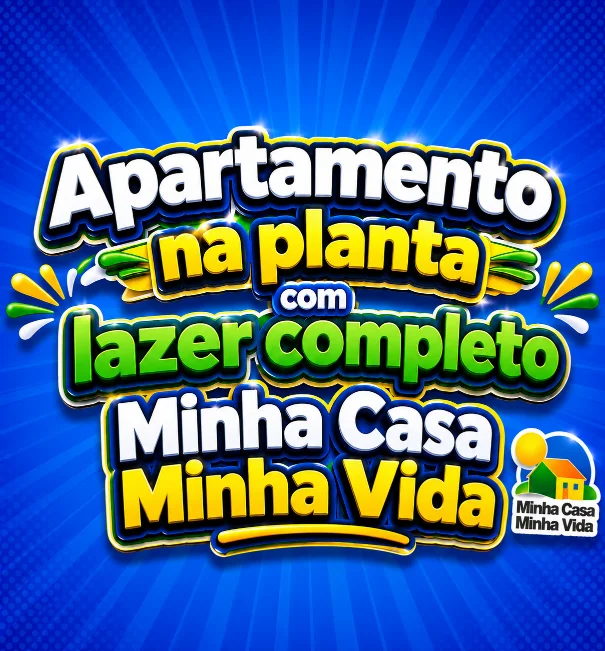 Apartamento na planta com lazer completo pelo programa Minha Casa Minha Vida em São Paulo